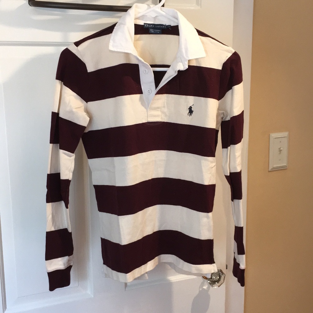 Long-sleeve polo shirt